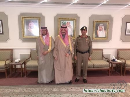 محافظ الأحساء يستقبل اللواء الزهراني