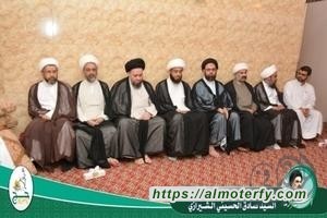 بعثة المرجع الشيرازي في زيارة للحملات الحسن الزكي ونور الزهراء والمؤمل