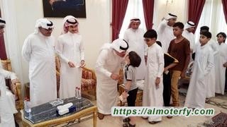 معايدة الأيتام بمركز بر الشعبة بالمبرز