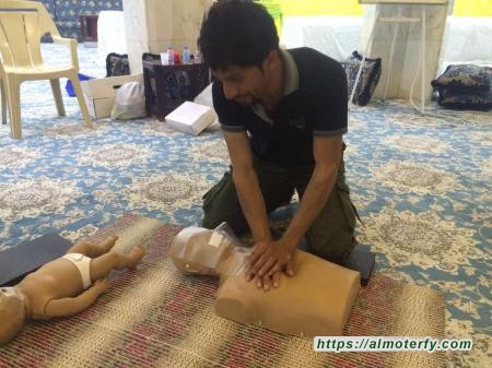 مجموعة  حياة التطوعية تدرب حماة الصلاة والكوادر على الإسعافات الأولية