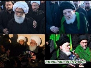 لمرجعان النجفي والحكيم يشاركان الحشود المليونية بالسير الى كربلاء