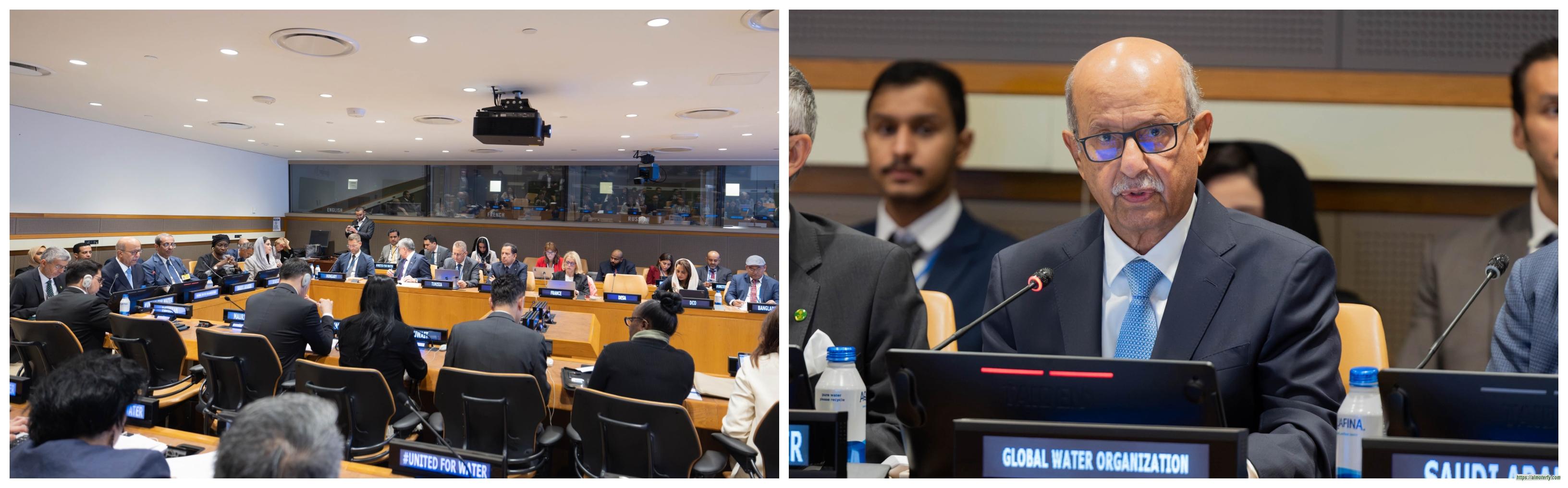 المملكة تؤكد أمام الأمم المتحدة أهمية العمل الجماعي لتعزيز الأمن المائي العالمي وترجمة الالتزامات الدولية إلى نتائج ملموسة