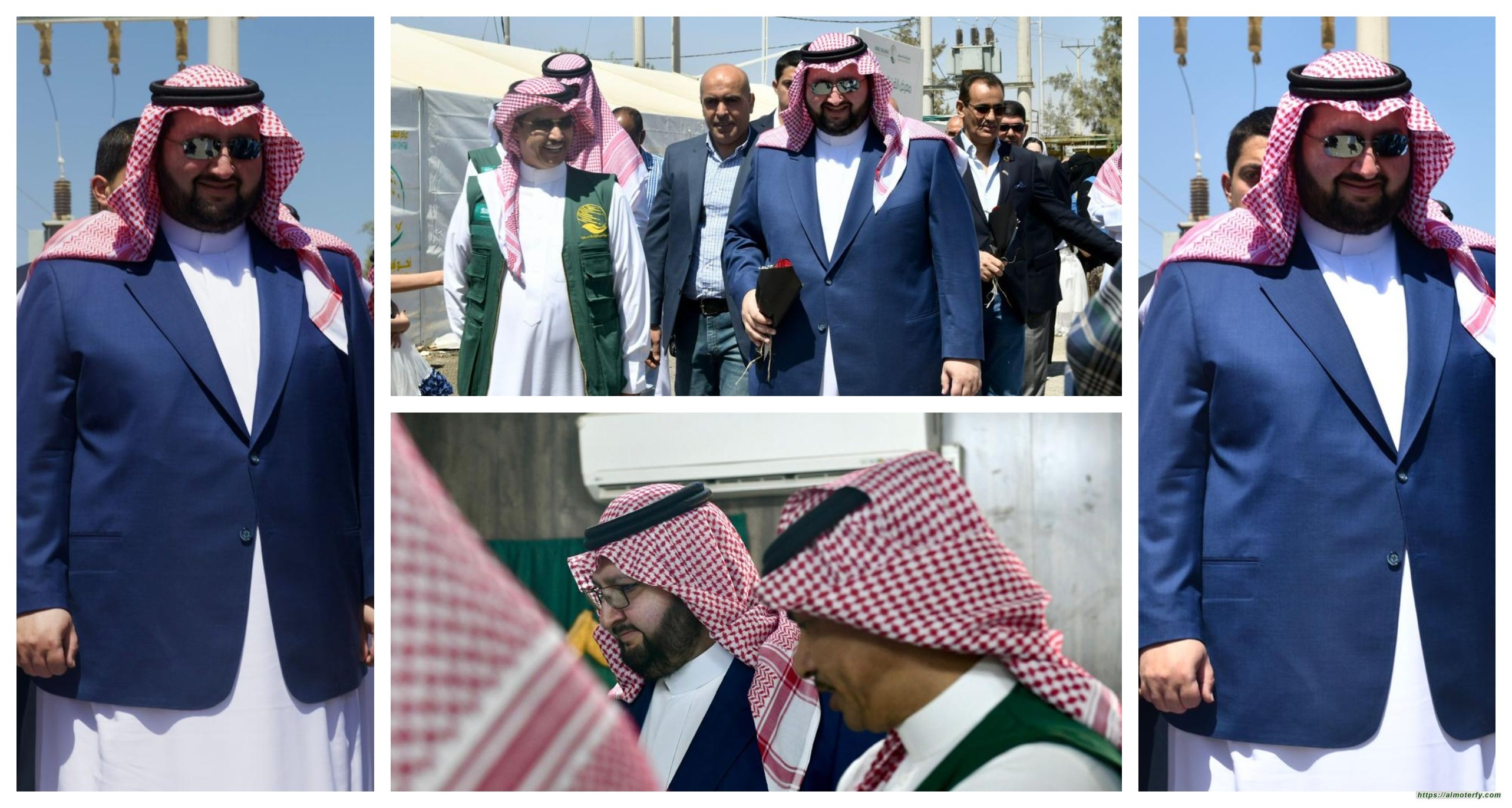 الأمير عبدالعزيز بن طلال " يزور مخيم الزعتري ويطلع على جهود مركز الملك سلمان الإغاثي