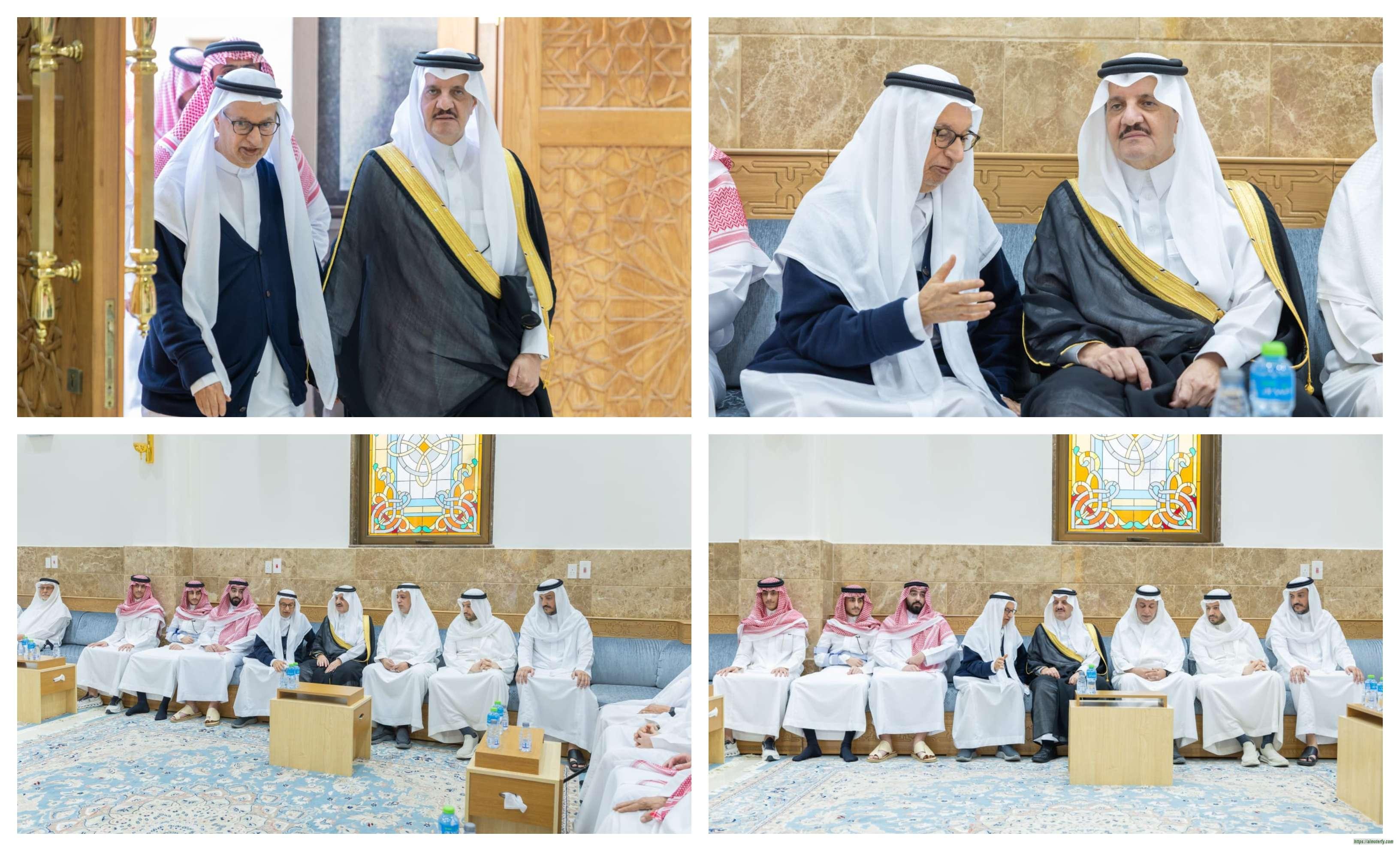 سمو أمير المنطقة الشرقية يقدم التعازي لأسرة الجشي