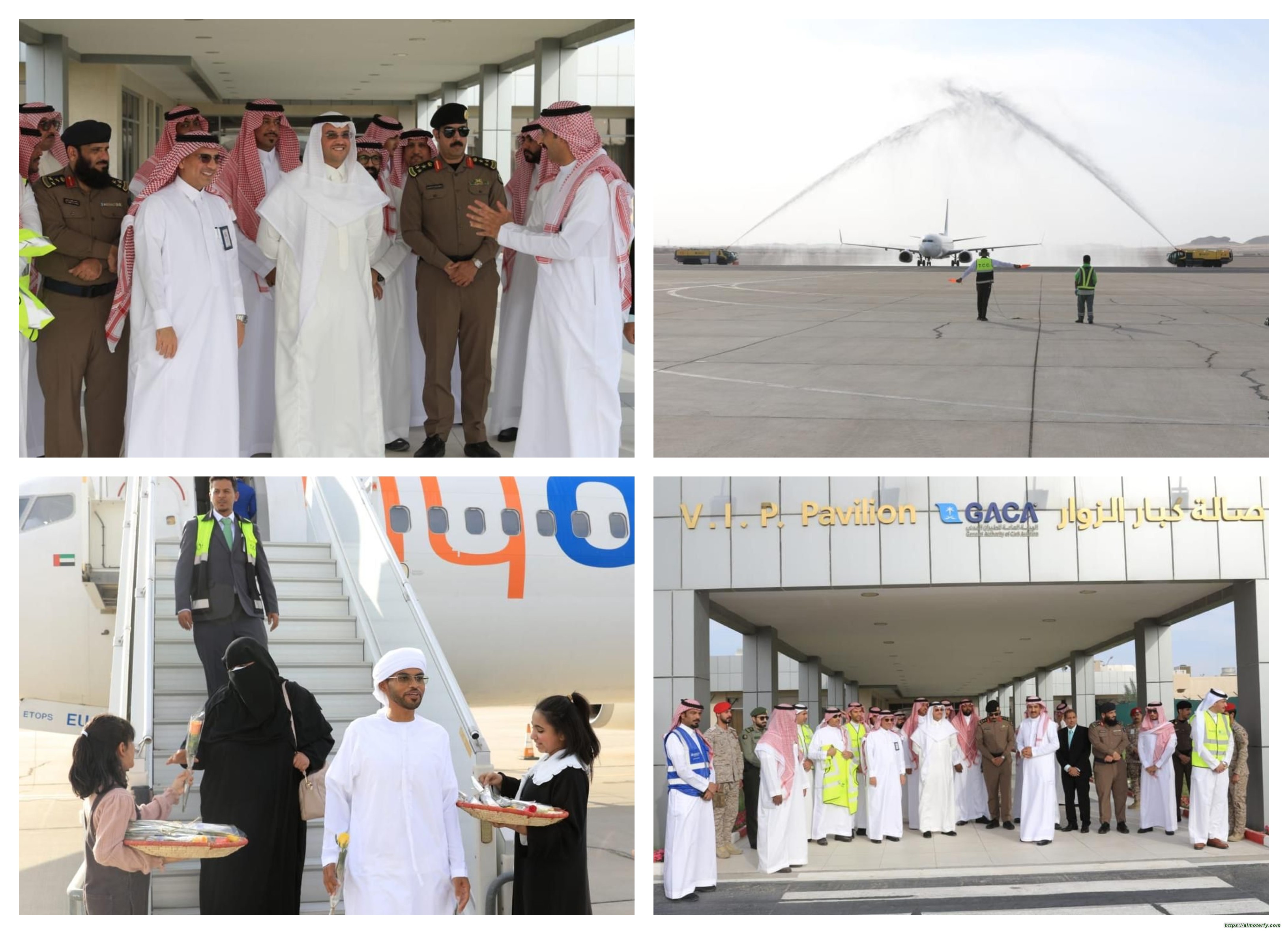 سمو محافظ الأحساء يشهد إعادة تسيير رحلات مباشرة من مطار الأحساء الدولي إلى دبي على متن طيران "فلاي دبي