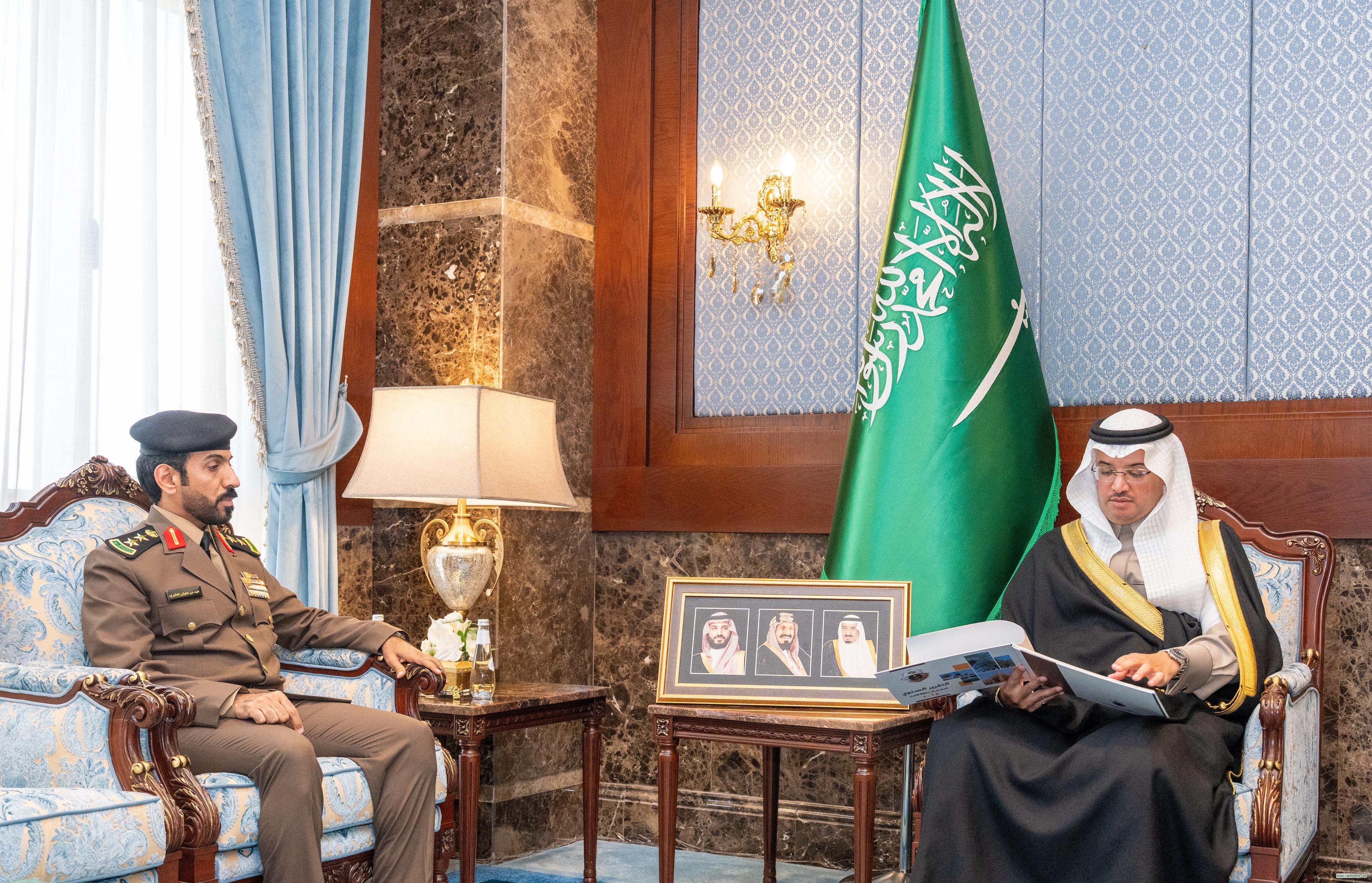 سمو محافظ الأحساء يستقبل مدير شرطة المحافظة