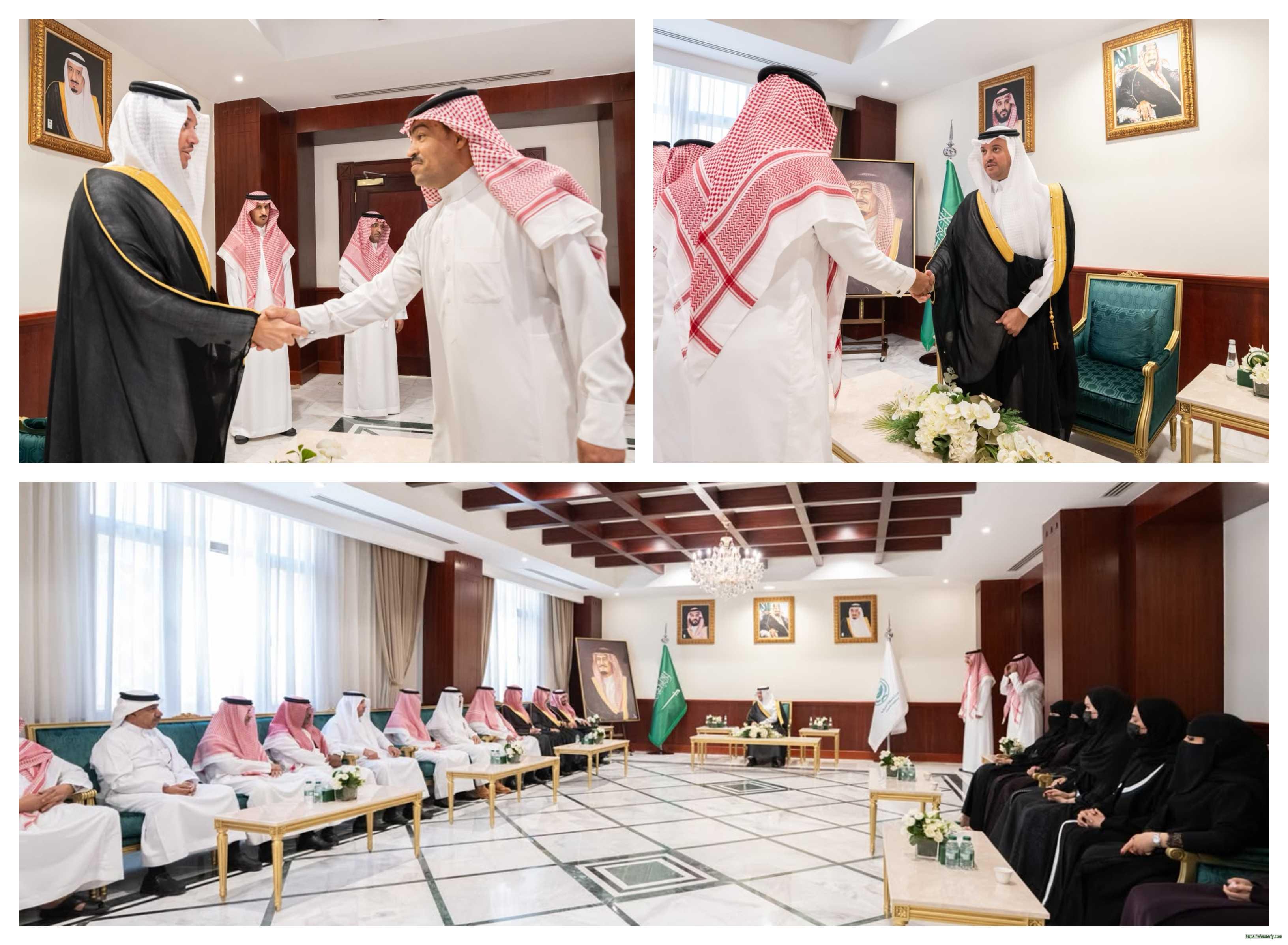 سمو محافظ الأحساء يستقبل منسوبي المحافظة المهنئين بعيد الأضحى