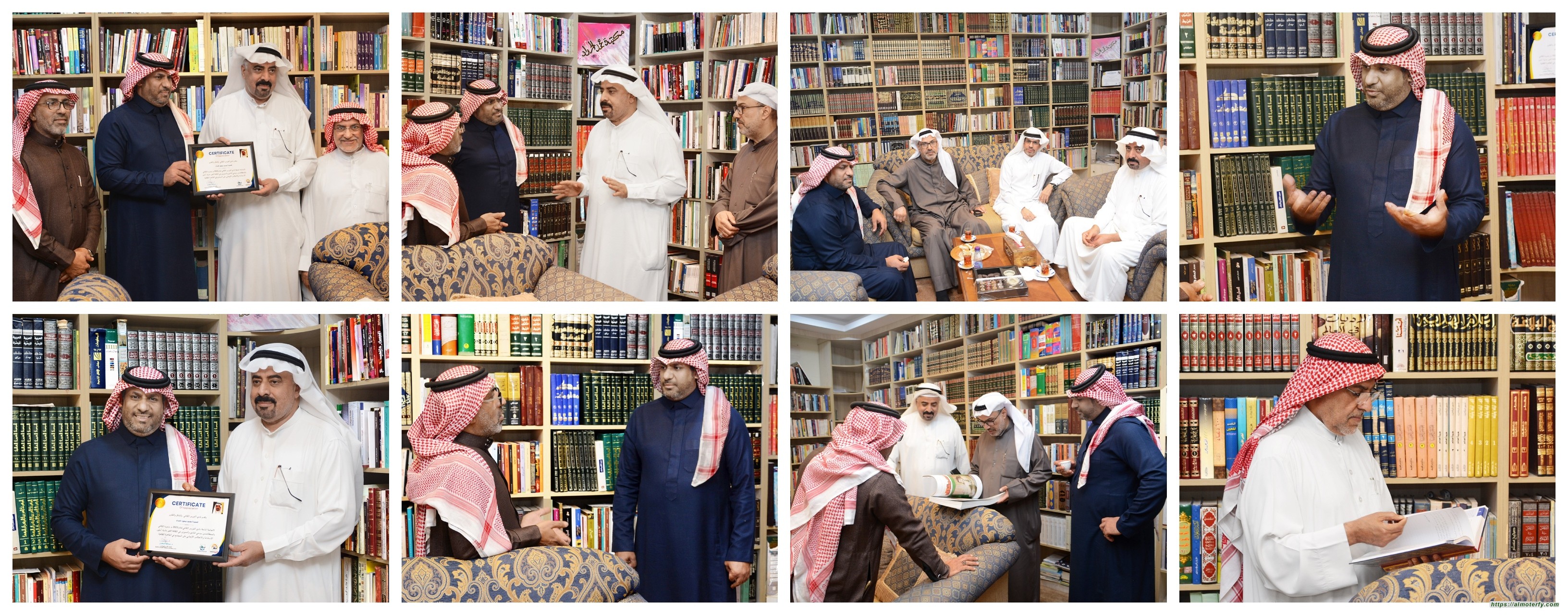 النورس الثقافي يختتم أنشطته بزيارة لمكتبة محمد سعود الحداد