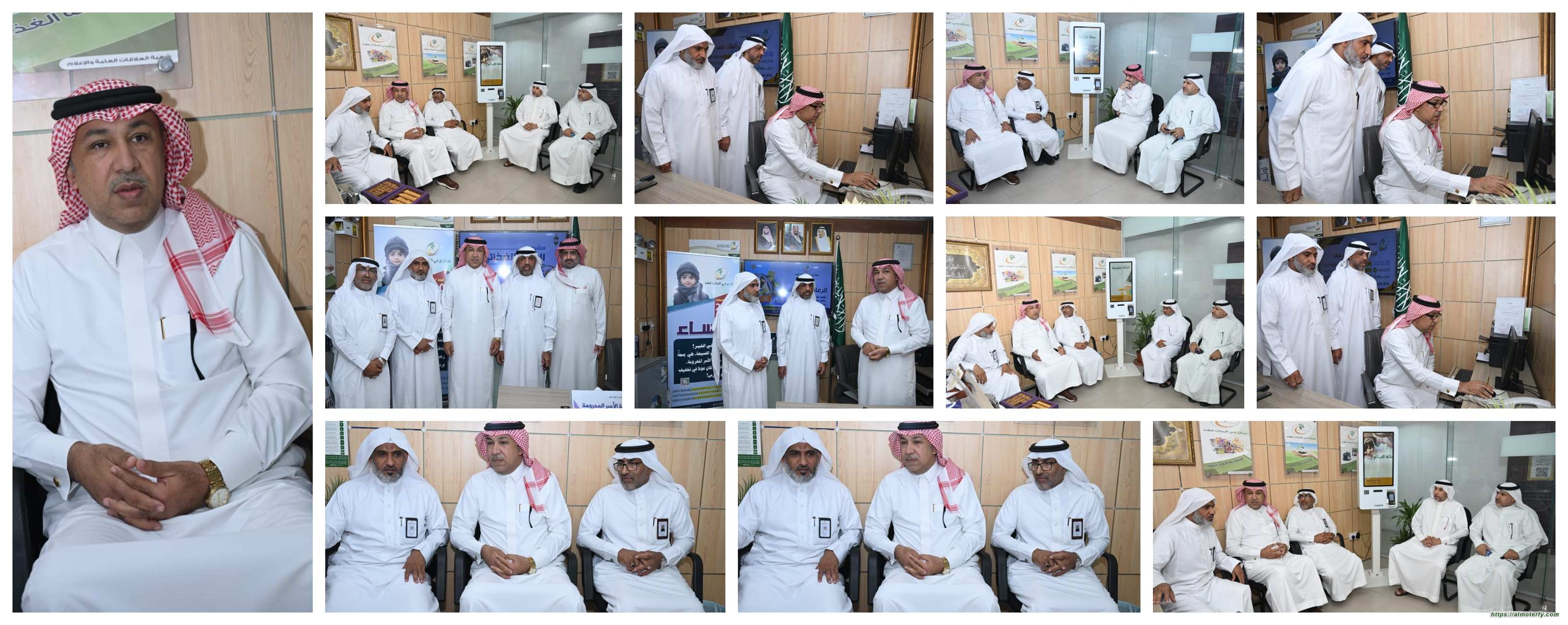 الملا يدشن مشروع كساء بمركز بر حي الملك فهد