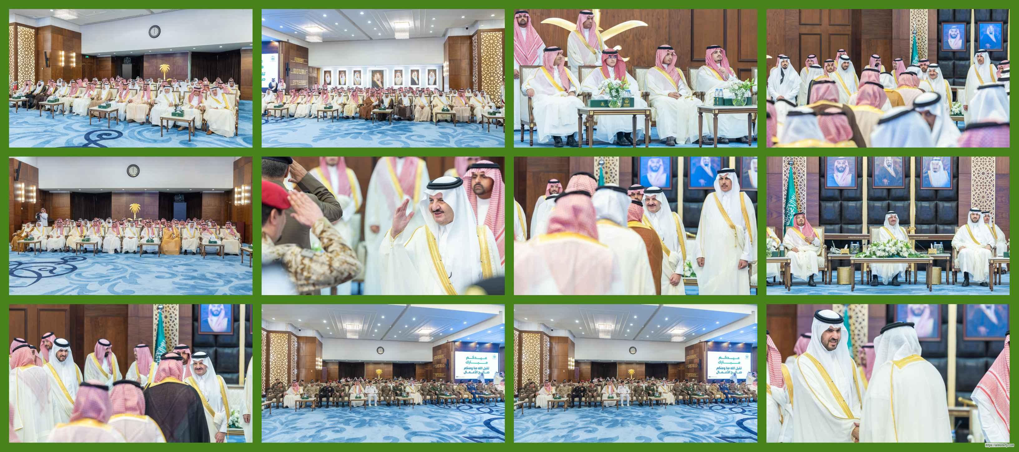 سمو أمير المنطقة الشرقية وسمو نائبه يستقبلان المهنئين بعيد الأضحى المبارك