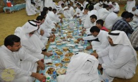 افطار الصائم العاشر بمركز جمعية البرجبيل الاحساء