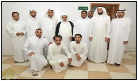 مركز جمعية البر بالمطيرفي يستقبل الشيخ علي الدهنين بخصوص زكاة الفطرة