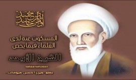 المسكوت عنه لدى العلماء فيما يخص الشيخ الاوحد