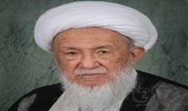 المرجع الديني الشيخ الفياض يستلم بطاقة الناخب الالكترونية