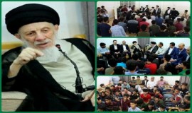 المرجع الحكيم يوصي أبناء شهداء الحشد الشعبي بالاعتماد على انفسهم ويدعو الشباب الاكاديمي با