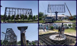 العتبة العلوية المقدسة تستعد لإفتتاح أكبر شاشة عملاقة في النجف الأشرف بعيد الغدير الأغر