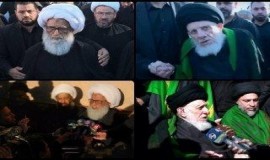 لمرجعان النجفي والحكيم يشاركان الحشود المليونية بالسير الى كربلاء