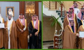 سمو محافظ الأحساء يسلّم أمانة الأحساء شهادة اعتماد برنامج "حياك"