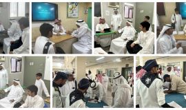 الجمعية العمومية لمجلس أولياء الأمور بمدرسة الحديبية المتوسطة بحي الملك فيصل بمدينة الهفوف